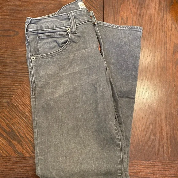 Lee gray straight leg jeans men’s size 30x30 - Picture 1 of 4